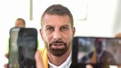 RJ - RIO DE JANEIRO - 11/11/2023 - VASCO, ELEICAO PARA PRESIDENTE - Pedrinho, candidato da chapa Sempre Vasco, durante a eleicao a qual elege o Presidente do Vasco da Gama para o Trienio 2024 a 2026, realizada na Sede do Calabouco, centro do Rio de janeiro.