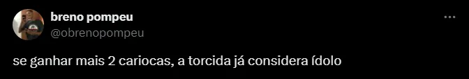 Torcedor do Flamengo. Foto: Reprodução / Twitter