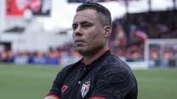 Jair Ventura durante partida entre Atlético/GO e Vila Nova, no Estádio Antônio Accioly, pela final do Campeonato Goiano, no dia 07/04/2024.