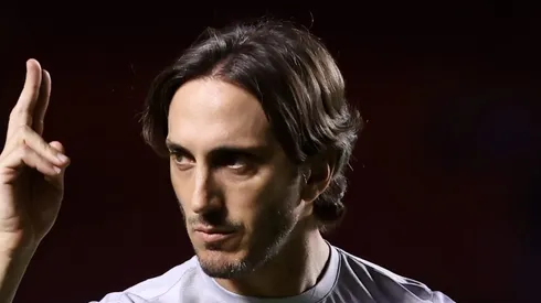 Luis Zubeldía durante partida contra o Águia de Marabá. Treinador chegou recentemente no Tricolor.