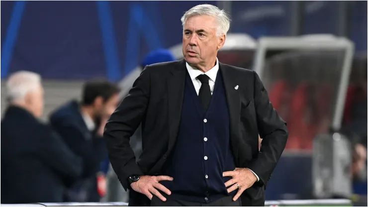 Foto: Stuart Franklin/Getty Images - Ancelotti em jogo do Real Madrid.