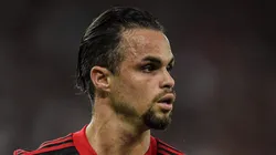 RJ - Rio de Janeiro - 17/11/2021 - BRASILEIRO A 2021, FLAMENGO X CORINTHIANS - Michael jogador do Flamengo durante partida contra o Corinthians no estadio Maracana pelo campeonato Brasileiro A