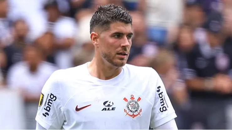 Pedro Raul durante partida entre Corinthians e Novorizontino, na Neo Química Arena, pelo Campeonato Paulista, no dia 04/02/2024.