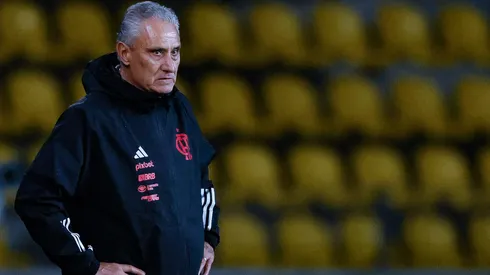 Tite tecnico do Flamengo durante partida contra o Palestino no estadio Francisco Rumoroso pelo campeonato Copa Libertadores 2024. Foto: PhotoSport/AGIF