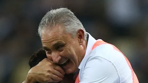 Tite, treinador do Flamengo e está com moral após goleada em cima do Vasco