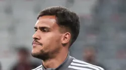 Matheus Mendes antes da partida contra o Athletico-PR. Goleiro pode ser opção para o Timão.