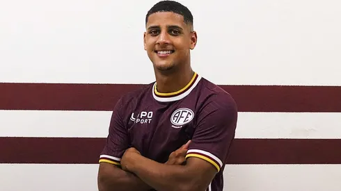 Fernando, em sua apresentação a Ferroviária.