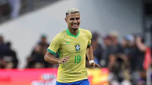 Andreas comemorando o tento anotado. Foto: Omar Vega/Getty Images