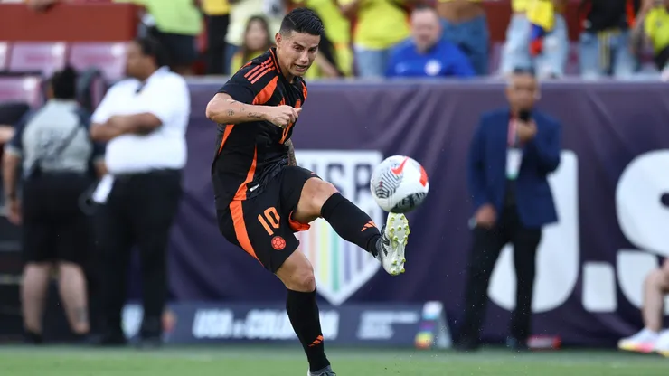 James Rodríguez em partida pela Seleção Colombiana (Photo by Tim Nwachukwu/Getty Images)