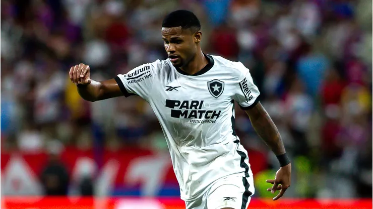 Júnior Santos em partida do Brasileirão entre Fortaleza x Botafogo