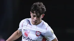 Giay disputando lance em partida entre Palmeiras e San Lorenzo, no Allianz Parque, pela Copa Libertadores da América, no dia 30/05/2024.