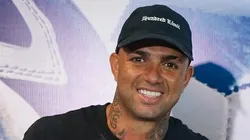 Luan, meia ex-Grêmio, em evento do título da Libertadores de 2017 - Foto: Guilherme Testa/Grêmio FBPA