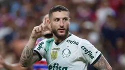 Foto: Cesar Greco/Palmeiras - Zé Rafael se irrita com torcida