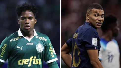 Fotos: Marcello Zambrana/AGIF e Pedro Martins/AGIF - Endrick falou sobre Mbappé