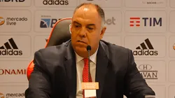 Foto: Gilvan de Souza/Flamengo - Marcos Braz recebe ajuda de Corinthians com Patrocínio