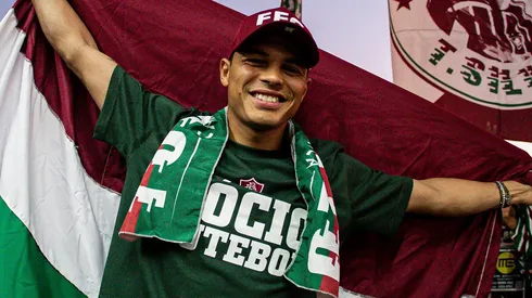 Thiago Silva chega para jogar no Fluminense. Foto: Marcelo Gonçalves/Fluminense