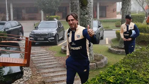 Zubeldía durante a última quinta-feira (6). Foto: Miguel Schinchariol / saopaulofc.net