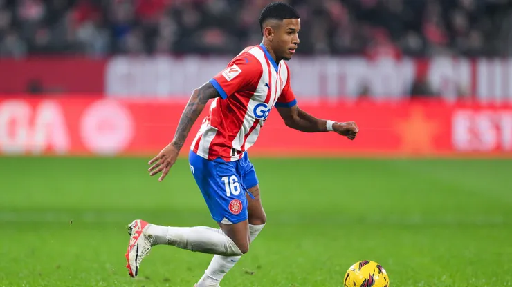 Savinho jogador do Girona. (Foto de David Ramos/Getty Images)