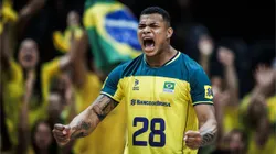 Darlan, um dos destaques da Seleção Brasileira. Foto: FIVB