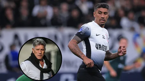 Paulinho fala sobre interesse do Grêmio. Foto Paulinho: Ettore Chiereguini/AGIF. Foto Renato Gaúcho: Robson Mafra/AGIF