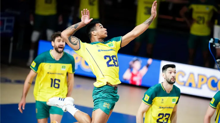 Darlan é um dos destaques da Seleção Brasileira de vôlei. Foto: FIVB
