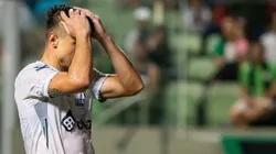 Willian do Bigode jogador do Santos durante partida contra o America-MG no estadio Independencia pelo campeonato Brasileiro B 2024. Foto: Fernando Moreno/AGIF