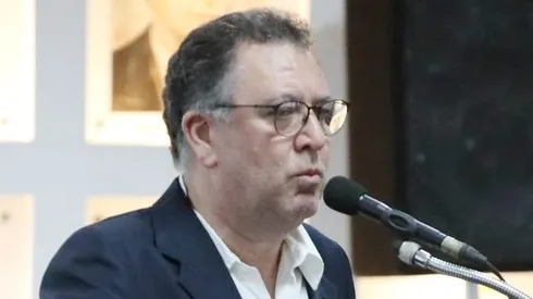 Marcelo Teixeira, presidente do Santos. Clima ficou bem tenso - Foto : Pedro Ernesto Guerra Azevedo/Santos FC