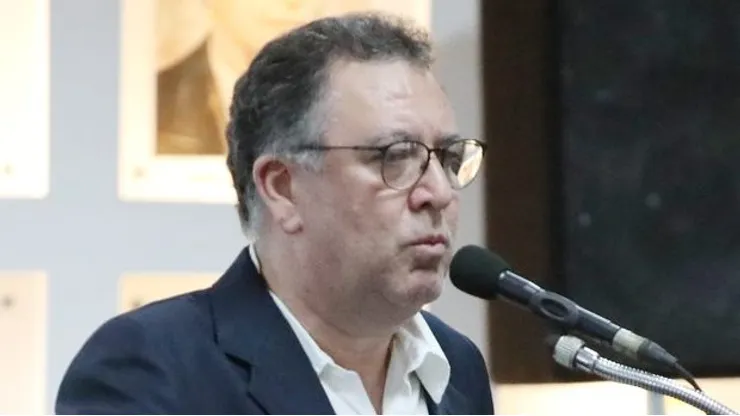 Marcelo Teixeira, presidente do Santos. Clima ficou bem tenso - Foto : Pedro Ernesto Guerra Azevedo/Santos FC