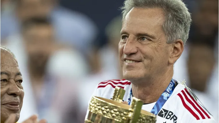 Rodolf Landim, presidenteo do Flamengo, vende atacante