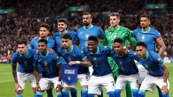 Jogadores da Seleção Brasileira no amistoso contra a Inglaterra, em Wembley. Foto: Catherine Ivill/Getty Images.
