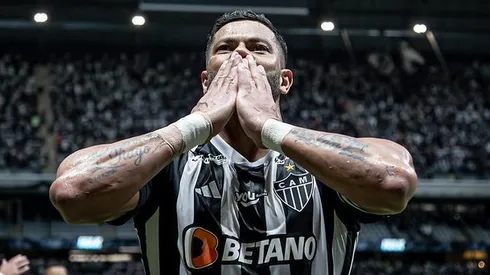 Hulk marca gol contra o Bahia. Foto: Pedro Souza / Atlético