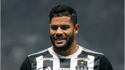 Foto: Fernando Moreno/AGIF - Hulk foi tietado por Rodrigo Diniz após partida do Atlético-MG contra o Bahia, no último domingo (2)