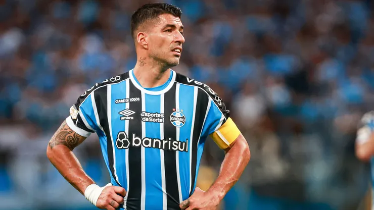 Luis Suarez ex-jogador do Gremio durante partida contra o Vasco no estadio Arena do Gremio pelo campeonato Brasileiro A 2023. Foto: Maxi Franzoi/AGIF