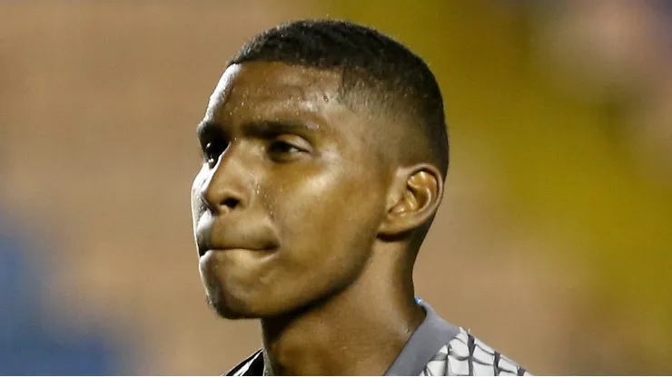 SP - Barueri - 03/01/2018 - Copa Sao Paulo 2018, Flamengo x Ji-Parana - Hugo Souza jogador do Flamengo durante partida contra o Ji-Parana no estadio Arena Barueri pelo campeonato