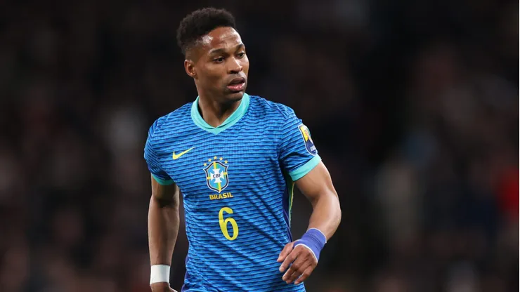 Wendell em amistoso entre Inglaterra x Brasil (Foto: Catherine Ivill/Getty Images)