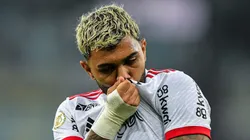 SP - RIO DE JANEIRO - 02/06/2024 - BRASILEIRO A 2024, VASCO X FLAMENGO - Gabigol jogador do Flamengo comemora seu gol durante partida contra o Vasco no estadio Maracana pelo campeonato Brasileiro A 2024. Foto: Thiago Ribeiro/AGIF