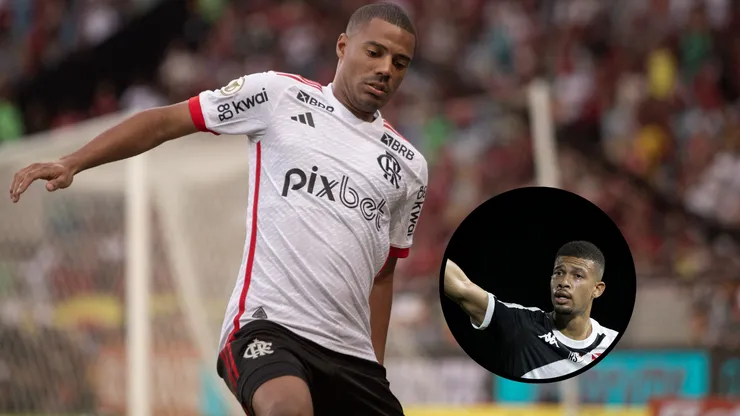 Representados, nas imagens, De La Cruz do Flamengo, e João victor do Vasco. Foto De La Cruz: Thiago Vasconcelos Dos Santos/AGIF. Foto João Victor: Jorge Rodrigues/AGIF