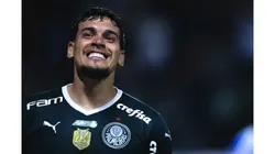 Foto: Ettore Chiereguini/AGIF - Gustavo Gómez marcou gol de pênalti, em vitória do Palmeiras por 2×1 sobre o Criciúma no Brasileirão Série A 2024, neste domingo (2)