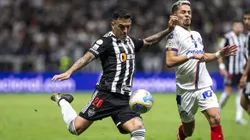 Jogadores do Atlético-MG e Bahia em partida pelo Brasileirão 2024