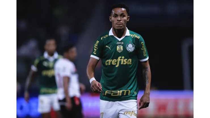 Lázaro foi o herói da vitória do Palmeiras neste domingo.