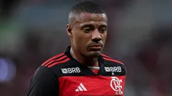 De la Cruz durante partida entre Flamengo e Boavista, no Maracanã, pelo Campeonato Carioca, no dia 20/02/2024.
