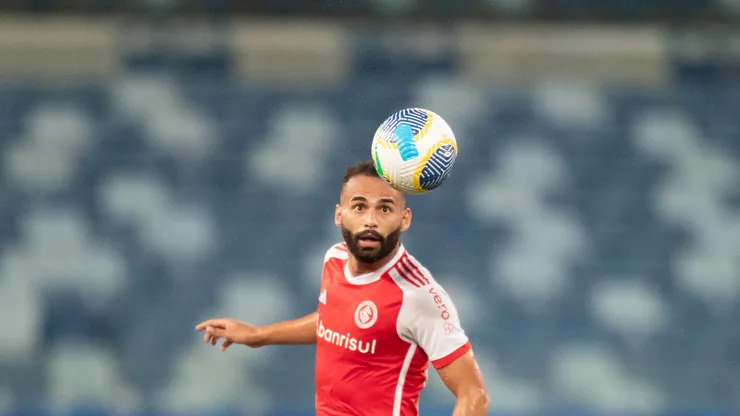 Bruno Henrique jogador do Internacional durante partida contra o Cuiaba no estadio Arena Pantanal pelo campeonato Brasileiro A 2024. Foto: Gil Gomes/AGIF