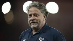 RJ - RIO DE JANEIRO - 17/04/2024 - BRASILEIRO A 2024, FLAMENGO X SAO PAULO - Julio Casares presidente do Sao Paulo antes da partida contra o Flamengo no estadio Maracana pelo campeonato Brasileiro A 2024. Foto: Jorge Rodrigues/AGIF