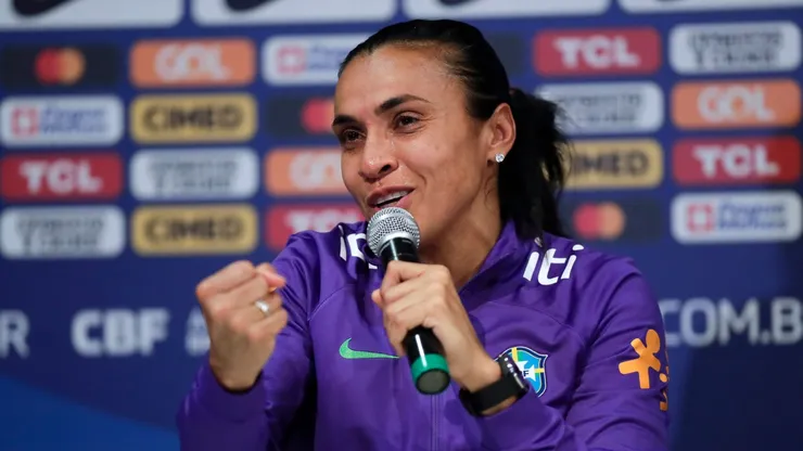 Jogadora pode atuar com 41 anos em sua sétima Copa. Divulgação/Lívia Villas Boas/CBF.