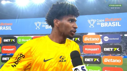 Hugo Souza flaou sobre Corinthians x Grêmio - Foto: Premiere