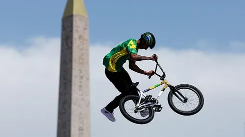 Gustavo Bala Loka na final do BMX Freestyle nas Olimpíadas 2024