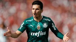 Raphael Veiga foi um dos carrascos do Flamengo no título do Palmeiras na Libertadores de 2021 (Foto: Associated Press / Alamy Stock Photo)