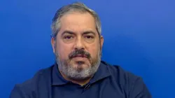 Ricardinho Martins, setorista do Santos na TNT Sports - Foto: Reprodução / TNT Sports