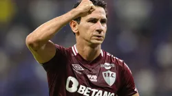 FLUMINENSE - Paulo Henrique Ganso jogador do Fluminense comemora seu gol durante partida contra o Cruzeiro no Mineirao - BRASILEIRO A 2023.