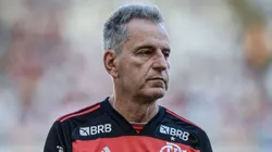 Presidente do Flamengo durante a partida contra o Madureira